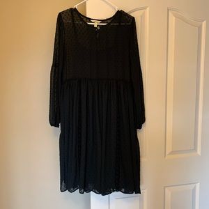 Size Medium Black Matilda Jane Dress (dress is sheer with black slip)